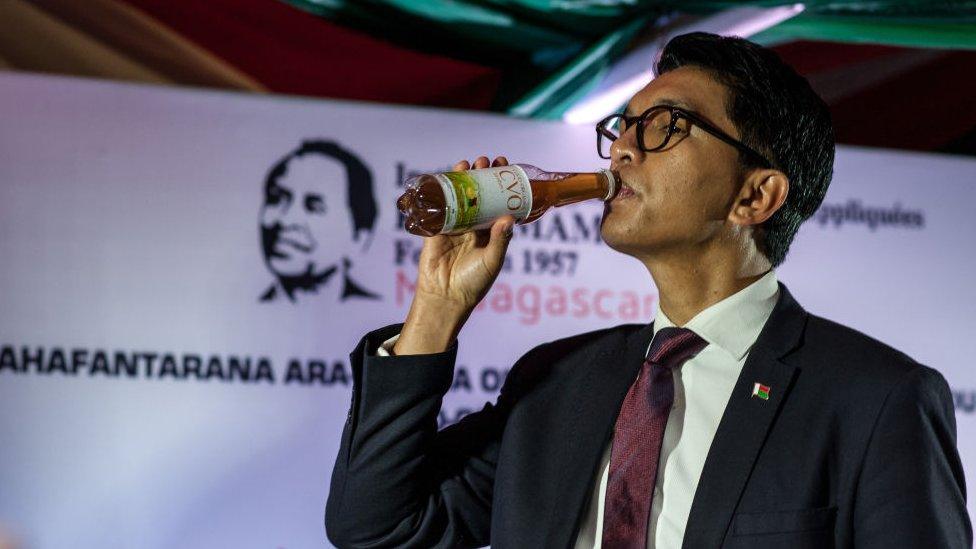 Andry Rajoelina is at the center of diplomatic tensions between Madagascar and Eswatini