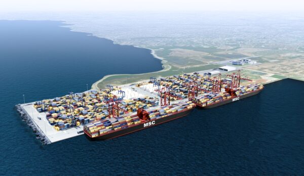 East Quay: Congo Terminal is continuing with the construction of a 100 per cent electric container terminal