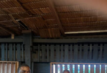 Au restaurant Les Feuilles Vertes de Yaoundé