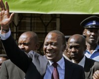 Newly elected President Uhuru Kenyatta (