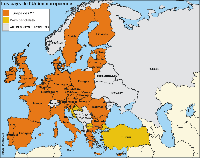 Europe carte | Financial Afrik