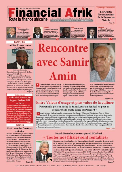 Financial Afrik numéro 09-UNE