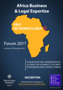 Djibouti, forum sur l’harmonisation du droit des affaires et du droit économique dans l’espace COMESA