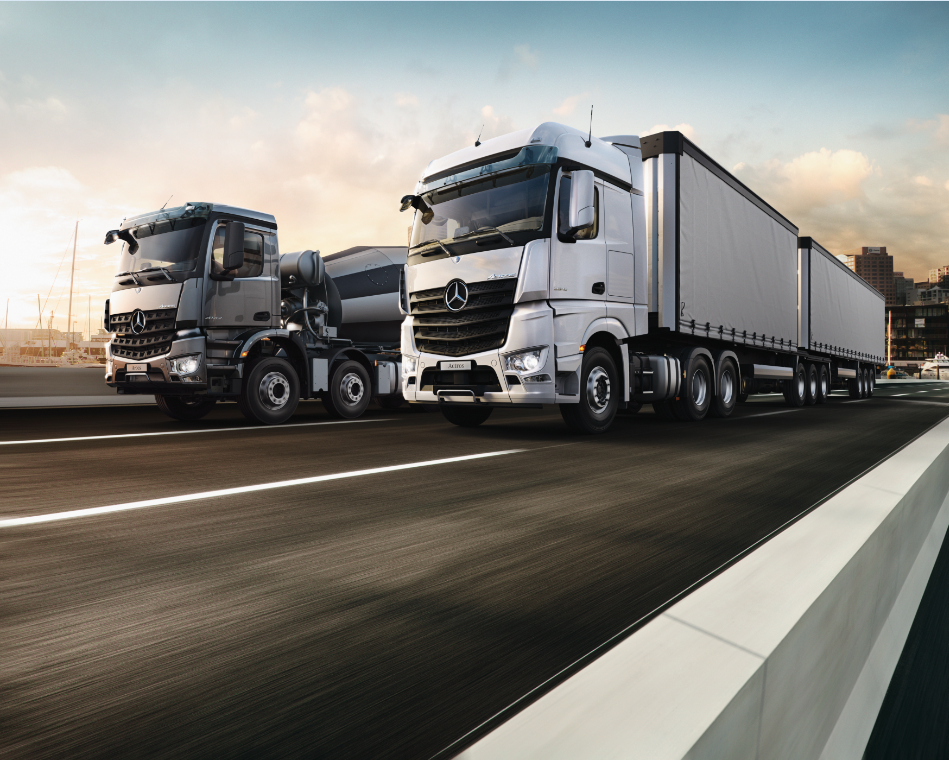 Nouvelle génération de camions MercedesBenz audelà de l’efficacité