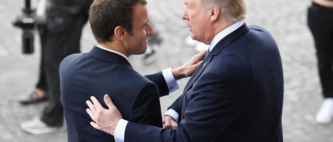 Emmanuel Macron et Donald Trump