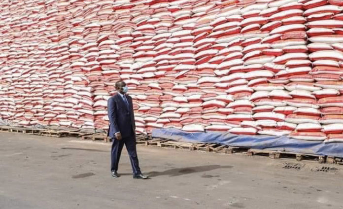 Macky Sall cargaison riz