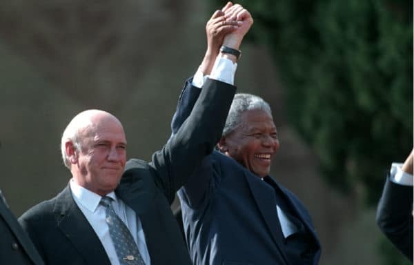 Afrique du Sud : décès de Frederik De Klerk, co-prix Nobel de la paix avec Nelson Mandela