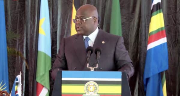 Félix Tshisekedi signe le traité d’adhésion de la RDC à la Communauté de l’Afrique de l’Est