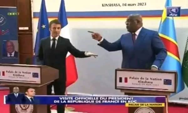 France -RDC: cash et clash entre Emmanuel Macron et Félix Thisekedi
