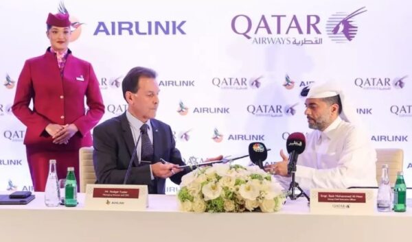 Qatar Airways entre dans le capital de la compagnie aérienne sud-africaine Airlink