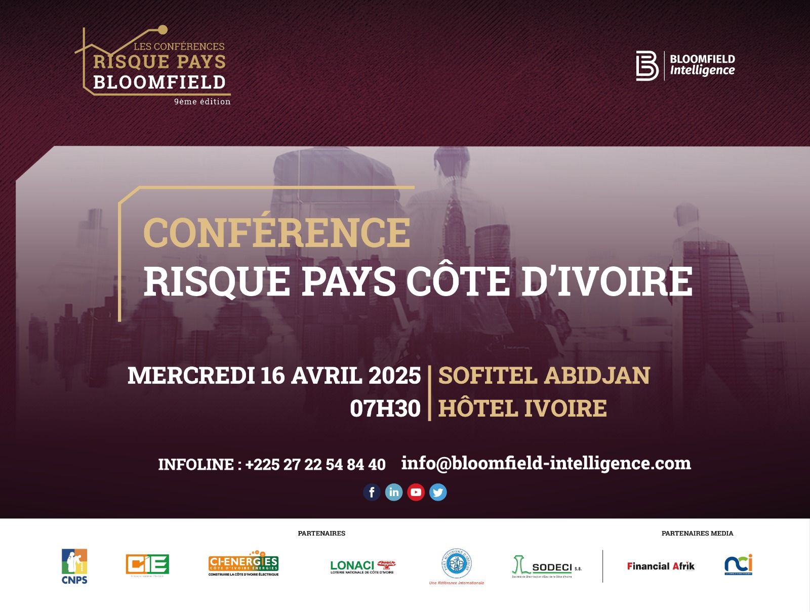 Abidjan: 9ème édition de la Conférence Risque Pays Côte d’Ivoire