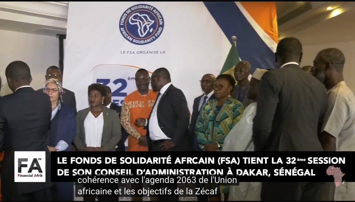 Temps forts du conseil d’administration du Fonds de Solidarité Africain ...