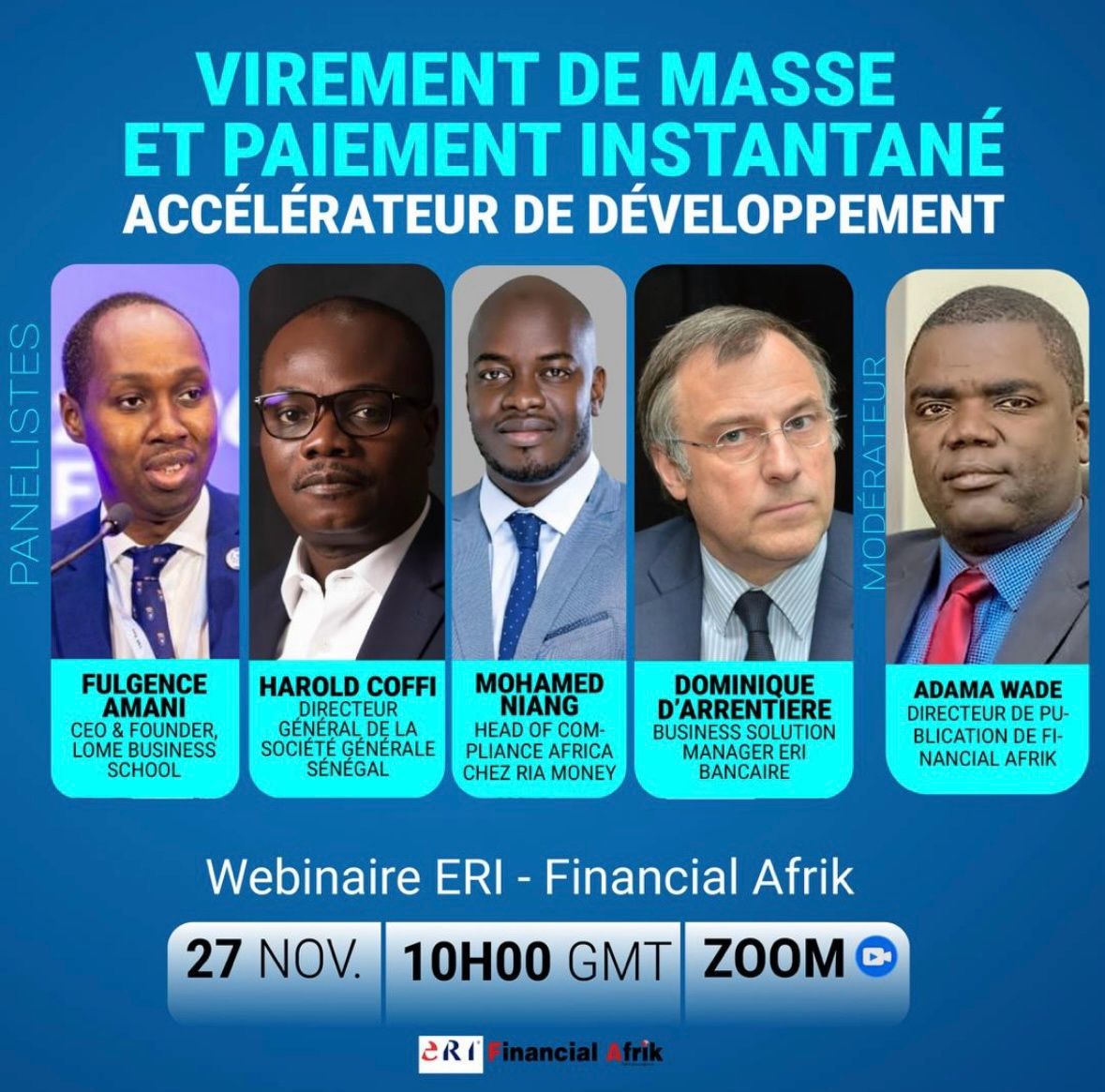Webinaire ERI – Financial Afrik
