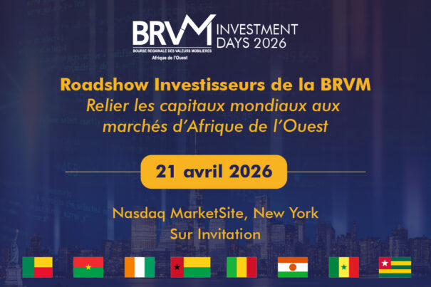 Les BRVM Investment Days 2026 arrivent le 21 avril 2026 à New York