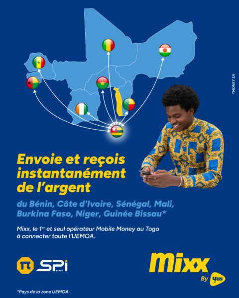 Togo : Mixx by Yas active les transferts instantanés interopérables au sein de l’UEMOA