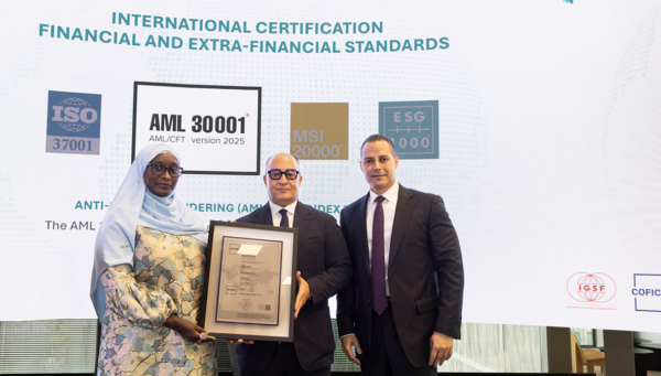 BSIC Sénégal obtient la certification internationale AML 30001 et confirme l’engagement du Groupe BSIC en faveur des meilleurs standards de lutte contre le blanchiment des capitaux et le financement du terrorisme