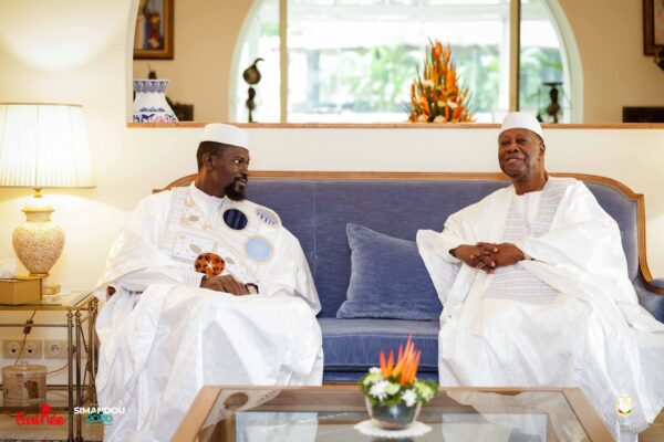 Coopération : Alassane Ouattara et Mamadi Doumbouya consolident l’axe Abidjan-Conakry